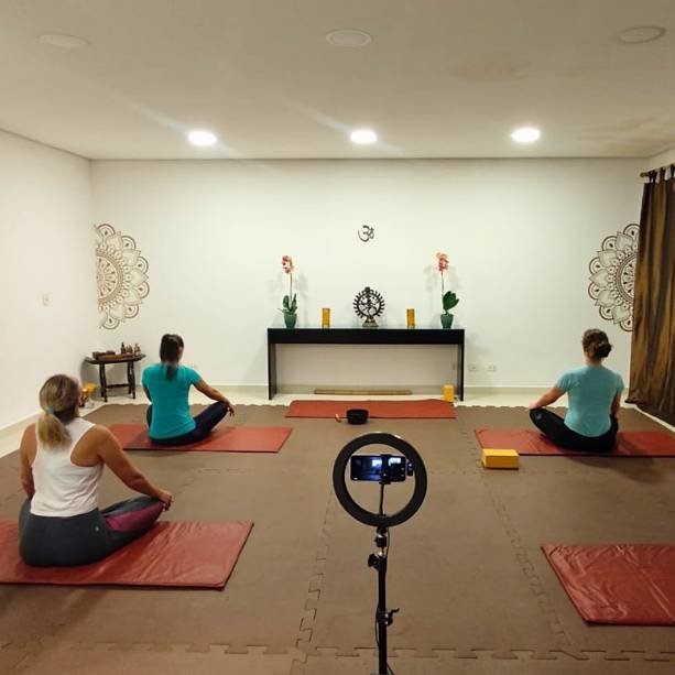 aula online ao vivo de yoga