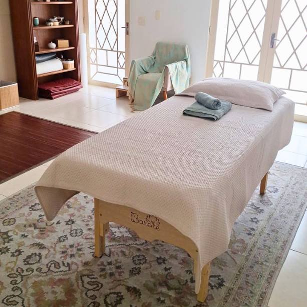 sala de massagem aconchegante